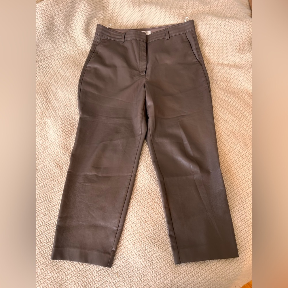 Babaton cropped vegan leather pant - Picture 2 of 12